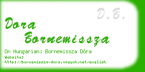 dora bornemissza business card